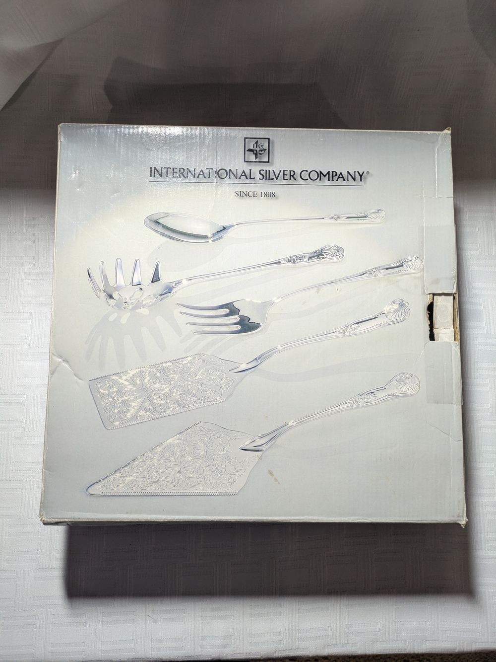 International Silver Company 5-Piece Hostess Serving Set Silver NIB